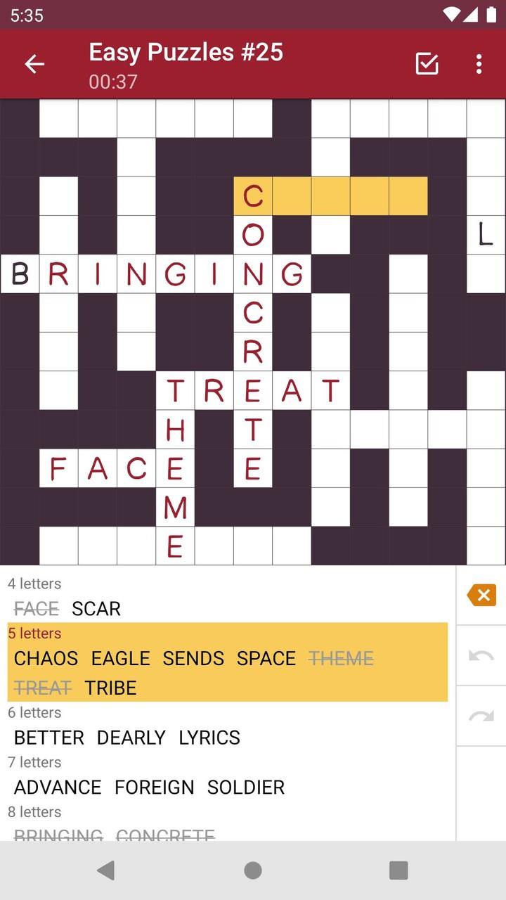 Fill-In Crosswords Screenshot4