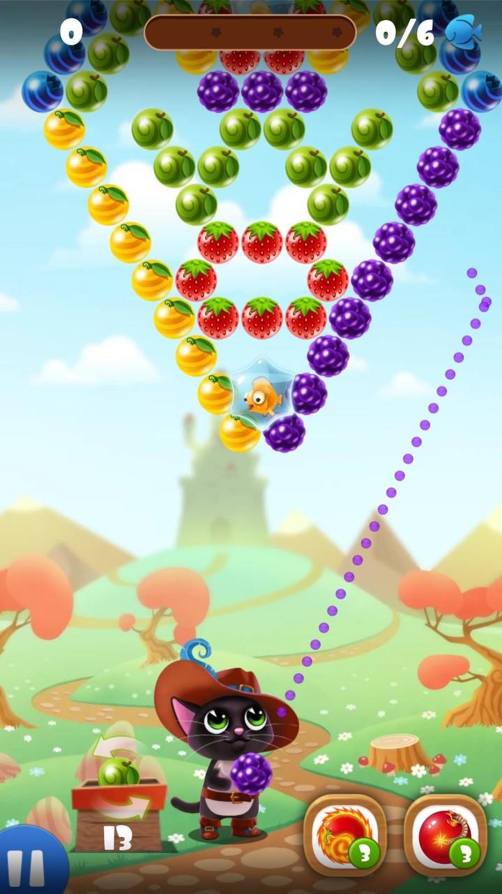 Fruity Cat - bubble shooter! Screenshot1