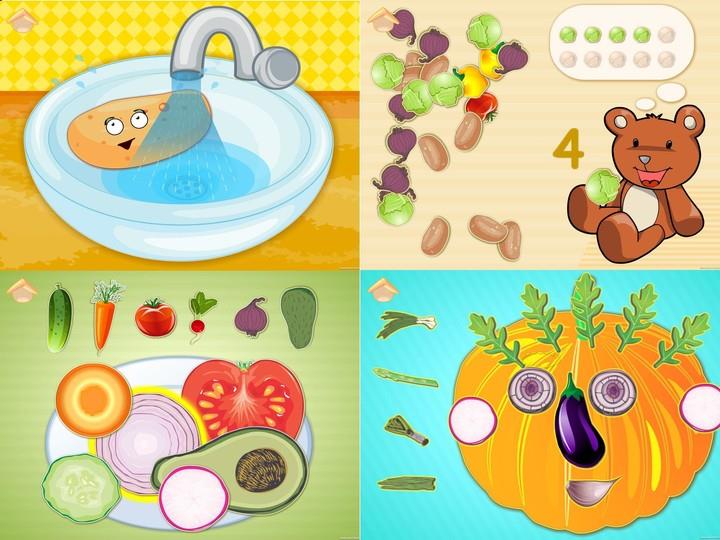 Funny Veggies! Kids games Screenshot1