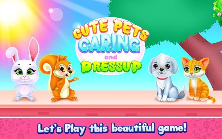 Cute Pets Caring and Dressup Screenshot1