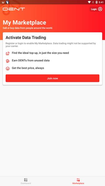 DENT - Send mobile data top-up Screenshot5