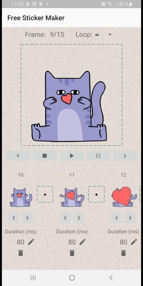 Animated Sticker Maker Screenshot1