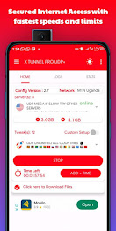 X TUNNEL PRO UDP+ VPN Screenshot1