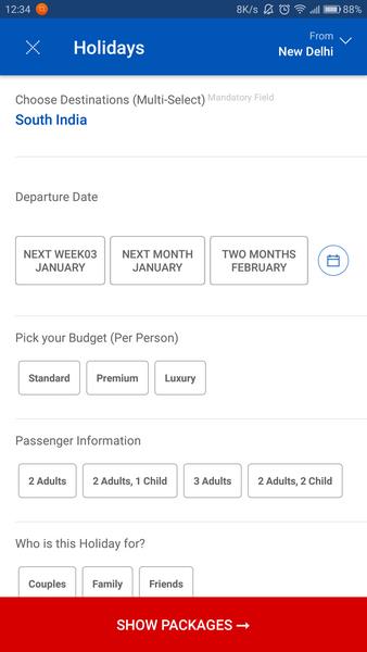 MakeMyTrip Screenshot3