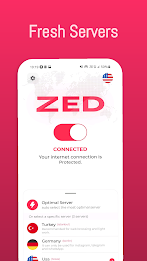 VPN ZED-Fast, Safe VPN Proxy Screenshot1