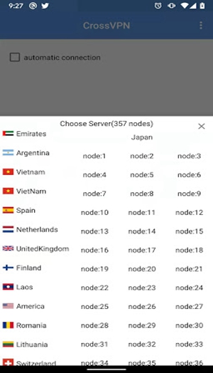 Ultimate VPN Service-CrossVPN Screenshot2