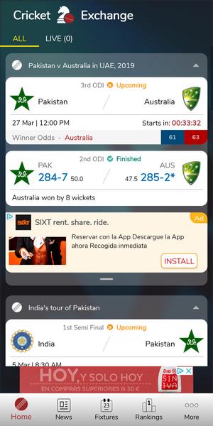 Cricket Exchange Screenshot2