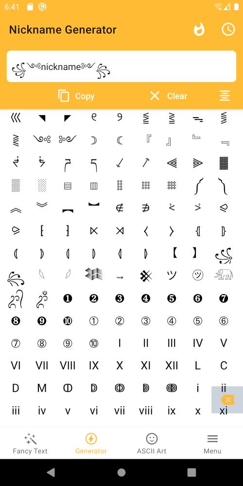 Fancy Text Symbols Screenshot5