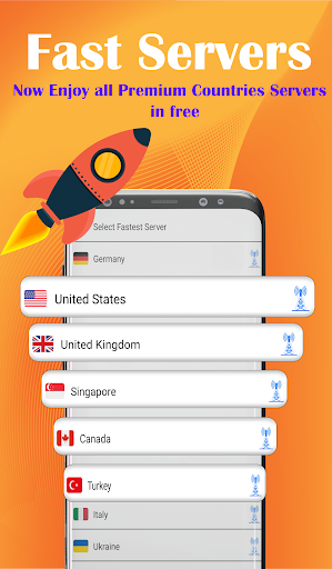 VPN Orange – Fast Speed VPN Screenshot1