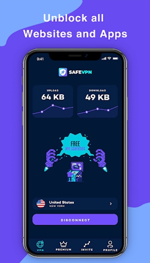 Safe VPN: Super & Fast VPN App Screenshot2