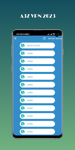 A3Z VPN 2023 - Fast & Secure Screenshot2