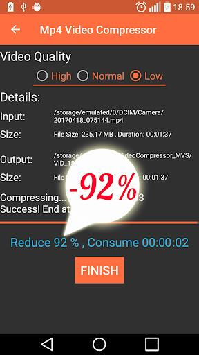 MP4 Video Compressor Screenshot1