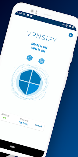 Vpnsify: Spam Block & VPN Screenshot2