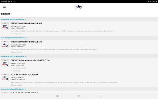 SKY TV NZ Screenshot1