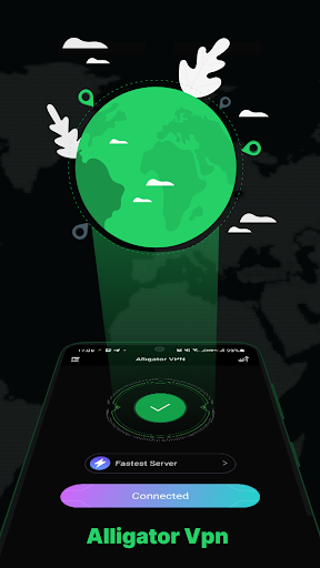 Alligator VPN - Private & Fun Screenshot1