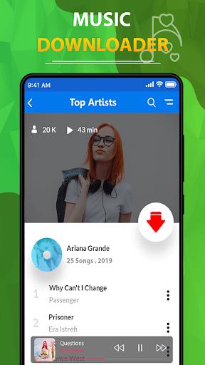 Free Song Downloader–Mp3 Download-Music Downloader Screenshot1