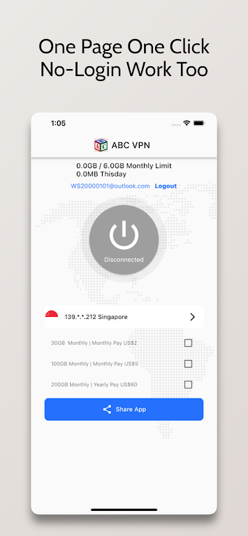 ABC VPN - Very Easy Good VPN Screenshot3