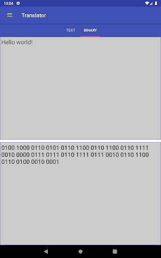 Binary Calculator, Converter & Translator Screenshot1