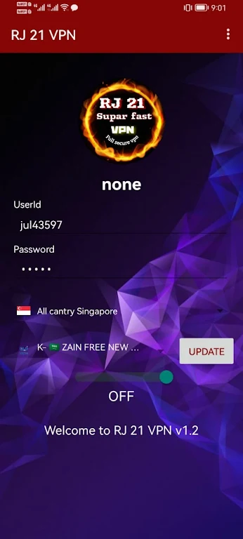 RJ 21 VIP -- Secure Fast VPN Screenshot2