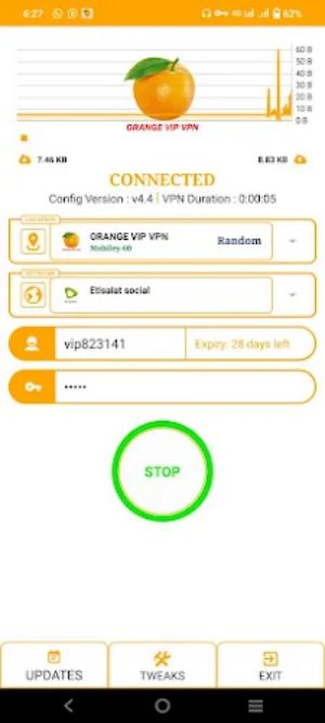 ORANGE VIP VPN PRO Screenshot2