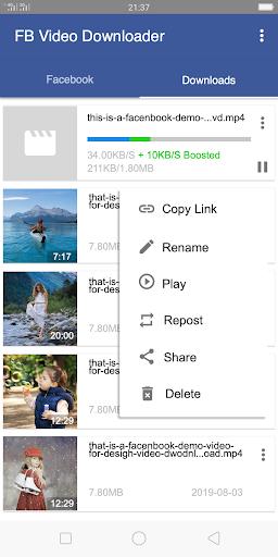 Video Downloader for Facebook - FB Video Download Screenshot2