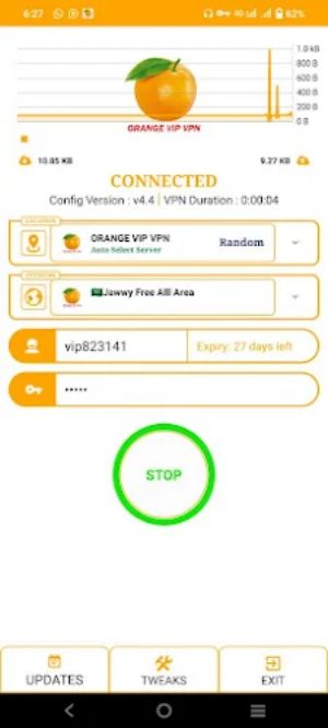 ORANGE VIP VPN PRO Screenshot3