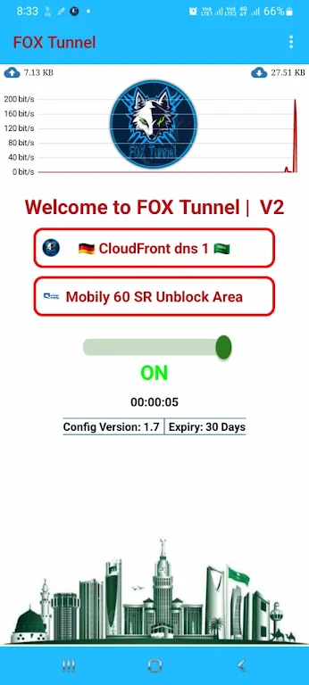 Fox Tunnel - Secure Fast VPN Screenshot2