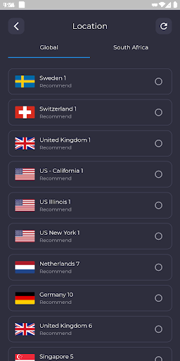 South Africa VPN: Easy VPN App Screenshot4