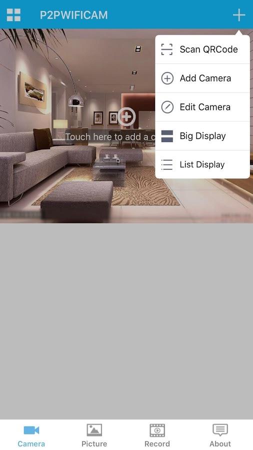 P2PCAM,P2PWIFICAM,WIFICAM,CAM Screenshot2