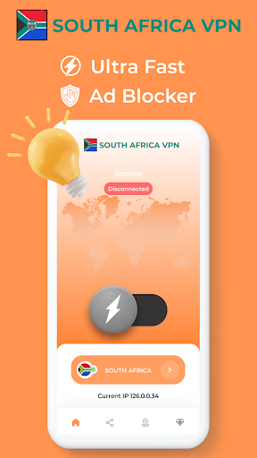 South Africa VPN - Fast Proxy Screenshot1