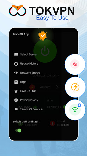 TokVPN - Safe VPN Proxy Screenshot4