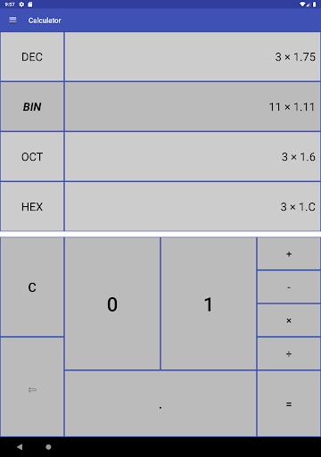 Binary Calculator, Converter & Translator Screenshot3