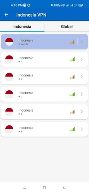 Indonesia VPN - Fast & Secure Screenshot3