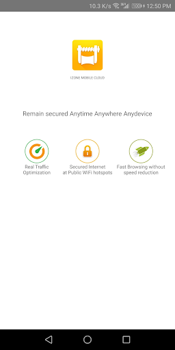 IZONE APP VPN Screenshot1