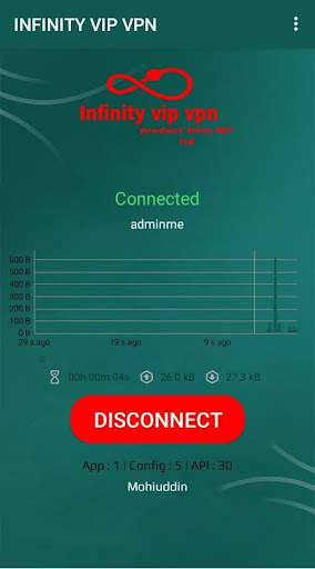 Infinity vip vpn Screenshot1