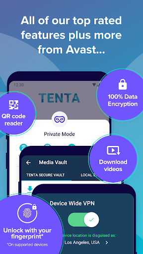 Tenta Private VPN Browser Screenshot2