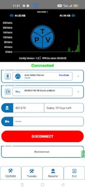 TX VIP VPN Screenshot2