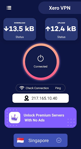 Xero VPN - Safer Internet Screenshot1