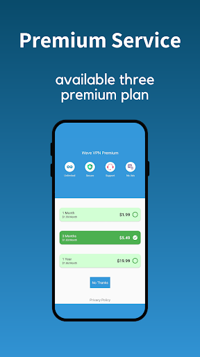 Wave VPN - Private VPN Access Screenshot1