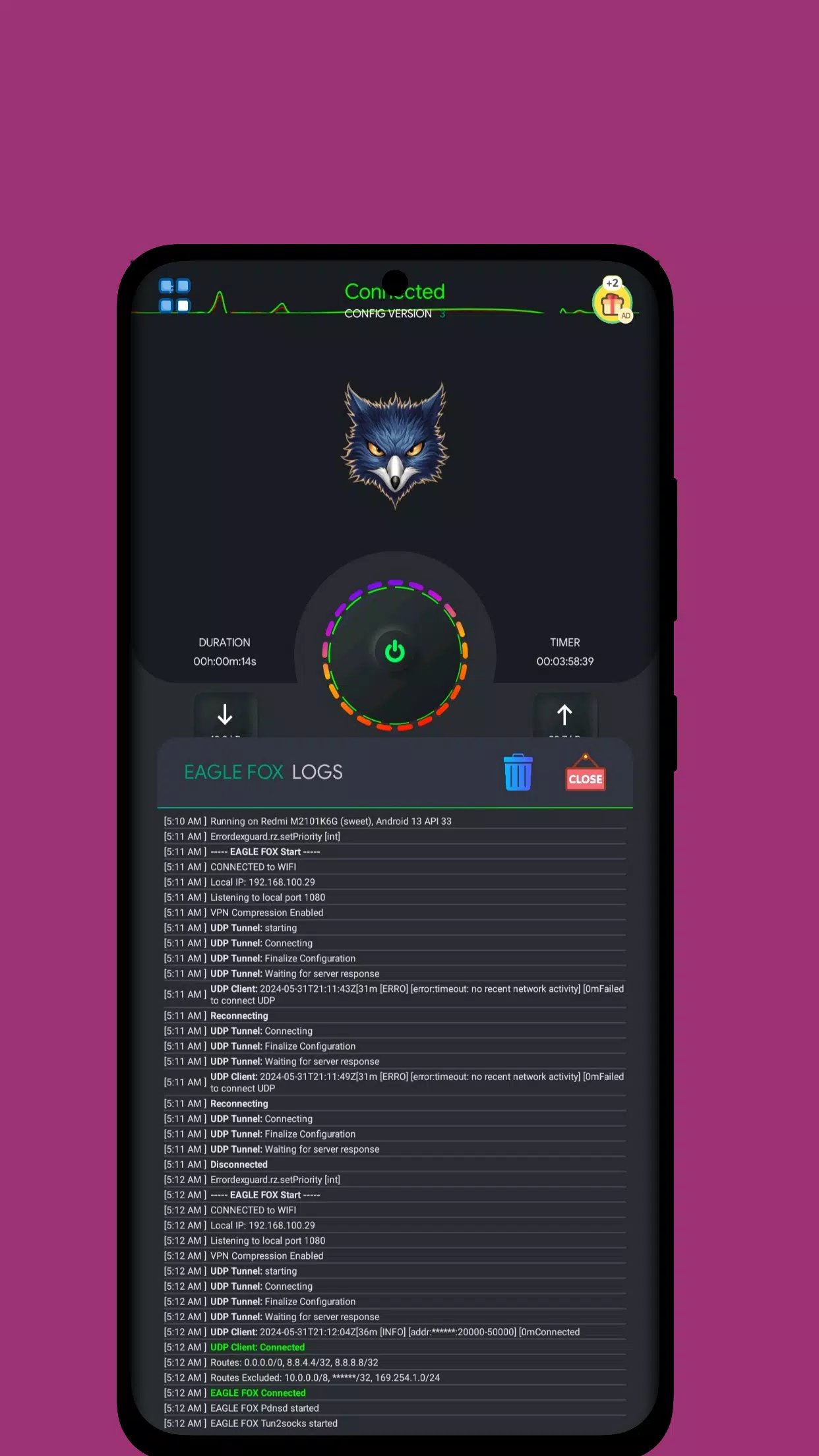 EagleFox VPN: fast & secure Screenshot3