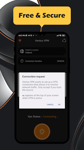 Ventus VPN - Fast, Secure VPN Screenshot3