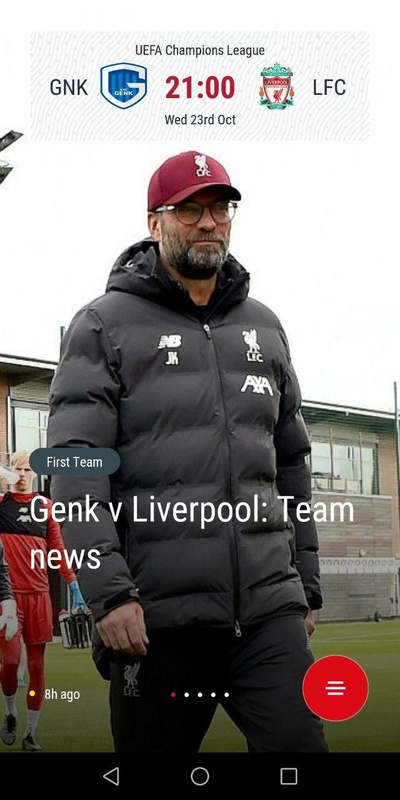 The Official Liverpool FC App Screenshot2