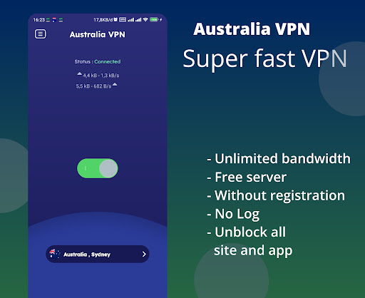 Australia VPN - Fast Proxy VPN Screenshot1