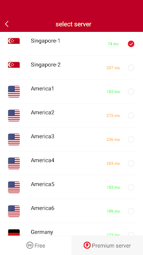 VPN Singapore - Use SG IP Screenshot3