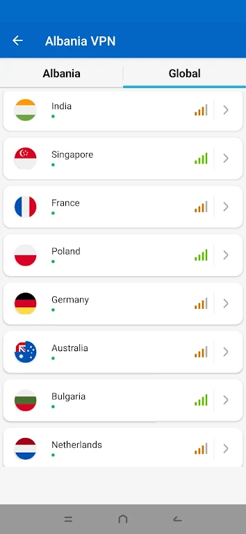 Albania VPN - Fast & Secure Screenshot1