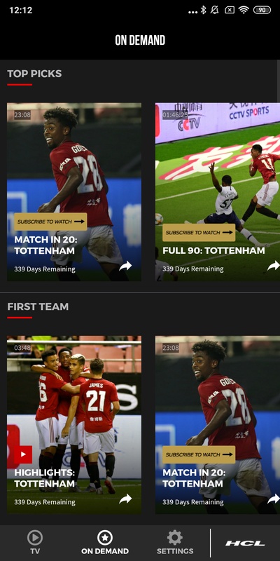 MUTV – Manchester United TV Screenshot2