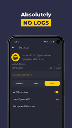 CyberGhost VPN: Secure VPN Screenshot4