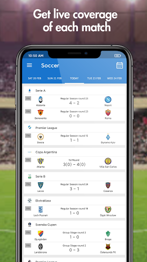 Live score hunter-football live&sports live Screenshot3