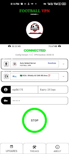 Football Vpn Screenshot2