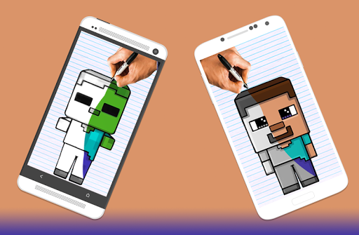 How to draw Minecraft Characters by Drawings Apps Screenshot4